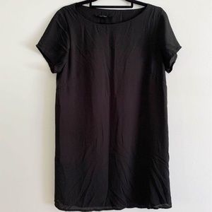 olivaceous women’s black tunic dress